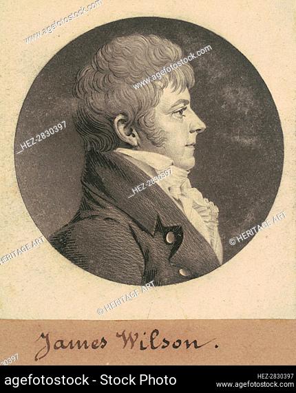 James Wilson, 1809. Creator: Charles Balthazar Julien Févret de Saint-Mémin