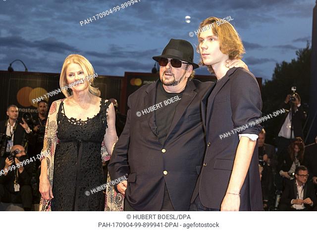 James Toback, Stephanie Toback and Andre Toback attend the premiere of 'The Private Life Of A Modern Woman' during the 74th Venice Film Festival at Palazzo del...