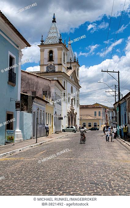 Street in the historical center, Cachoeira, Bahia, Brazil