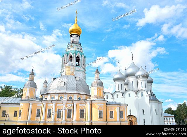 Sophia Cathedral and Resurrection Cathedral in Vologda Kremlin, Russia