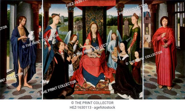 'The Virgin and Child with Saints and Donors (The Donne Triptych)', c1478 (1927). Found in the collection of the National Gallery, London