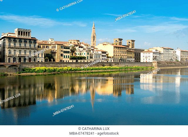 Florence, Arno river, Lungarno delle Grazie