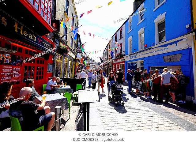 High street, Galway, County Galway, Ireland, Europe