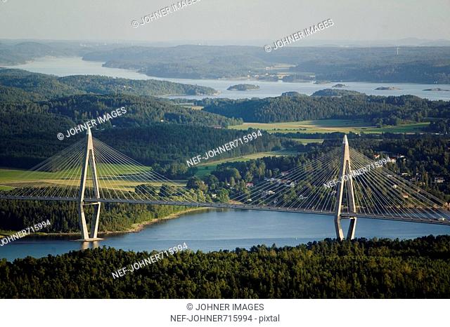Scenery with a bridge, Sweden