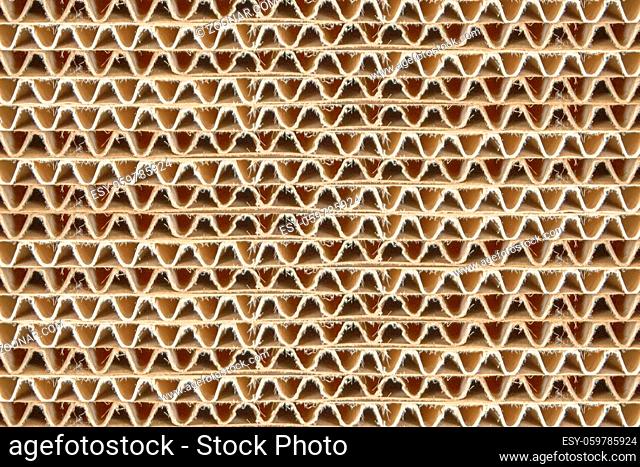 Side view of stacked paperborads texture background