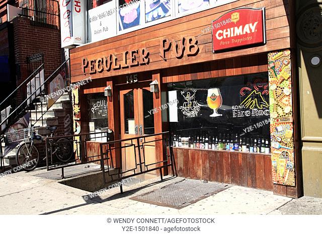 Peculier Pub, Greenwich Village, West Village, Manhattan, New York City, USA