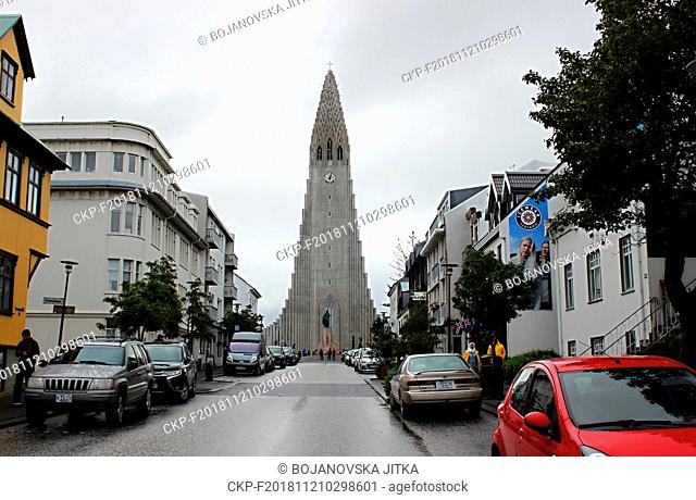 The monolithic Hallgrimskirkja church in Iceland's capital Reykjavik, August 21, 2018. (CTK Photo/Jitka Bojanovska)