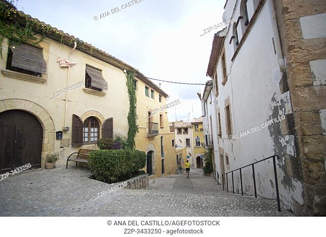 Altafulla is a medieval village near Tarragona Catalonia Spain on September 20, 2019