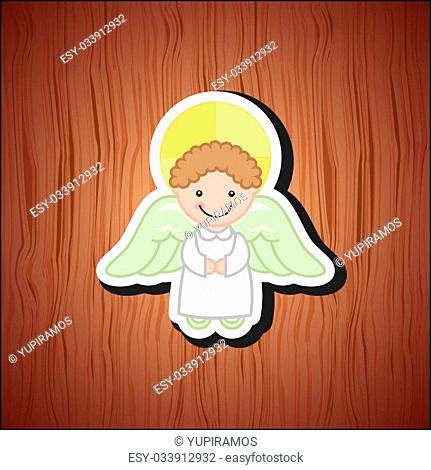 Cartoon cute angel Stock Photos and Images | agefotostock