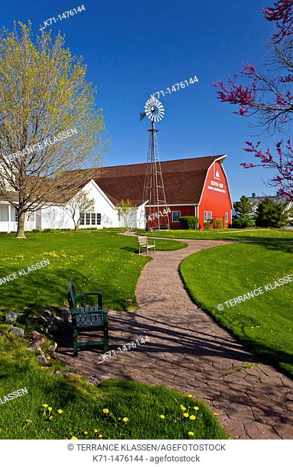 The Mennohof Amish and Mennonite education center in Shipshewana, Indiana, USA