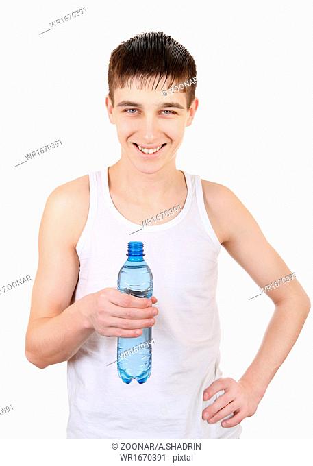 Teenager with Bottle of Water