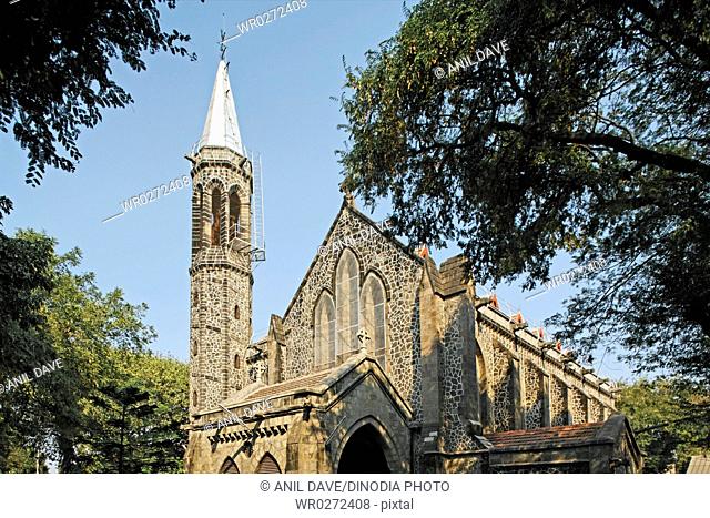 St. Paul church in 1866 as St. Chappell in Paris , Pune , Maharashtra , India