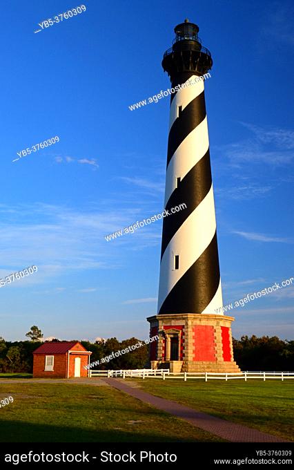 Cape Hatteras Lighthouse on the Outer Banks of North Carolina