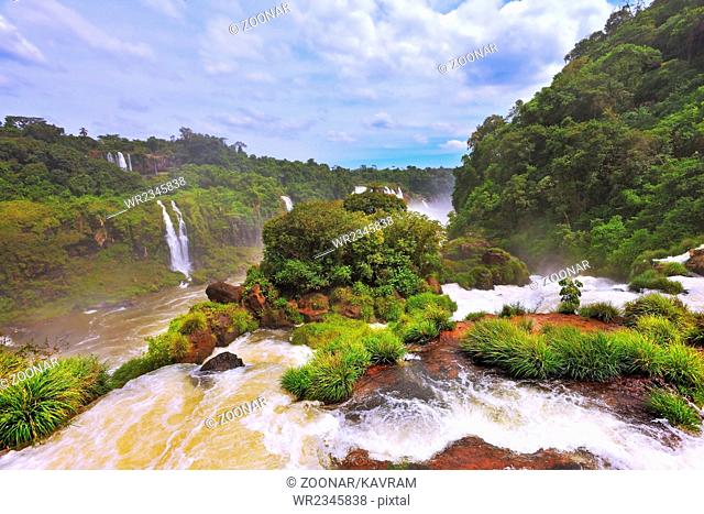 Fantastically waterfalls of Iguazu