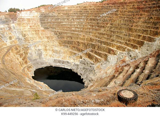 Corta Atalaya, Riotinto mines. Huelva province, Andalusia, Spain