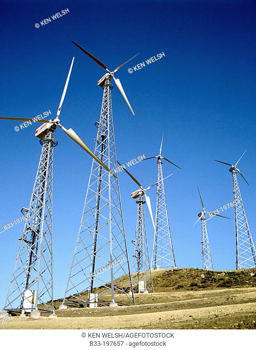 Wind generators. Tarifa. Spain