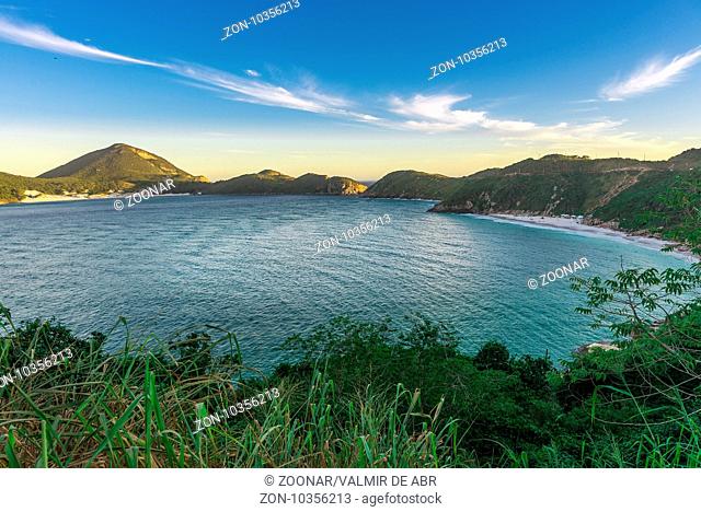 Landscapes and crystalline turquoise beaches of Pontal do Atalaia