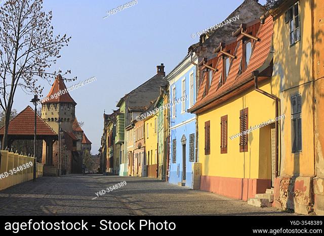 Colorful Houses, Sibiu Old Town, Romania