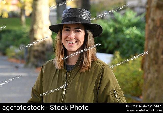 23 November 2020, Berlin: The Austrian actress Vidina Popov during a walk in her favourite neighbourhood in Neukölln. She plays the assistant in the ARD...