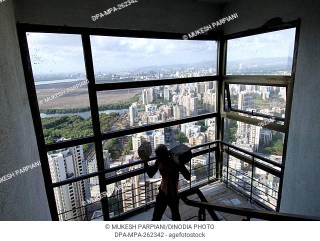 Skyline from Oberoi Heights building, Mumbai, Maharashtra, India, Asia