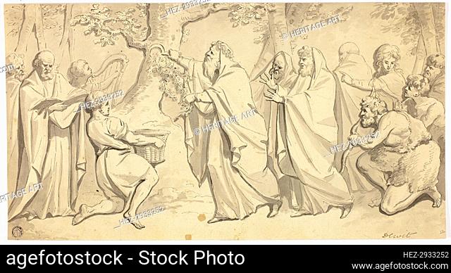 Druids Cutting Mistletoe, n.d. Creator: Jacob de Wit