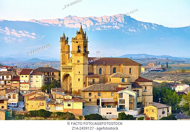 The Church of San Andres. Elciego. Rioja alavesa wine route. Alava. Basque country. Spain