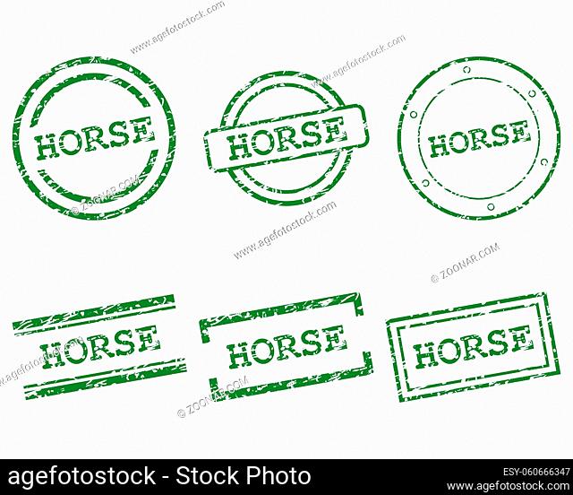 Horse Stempel - Horse stamps