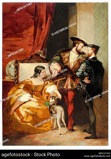 Francis I and the Duchess d'Étampes - After Richard Parkes Bonington English, 1802-1828 - Artist: Richard Parkes Bonington, Origin: United Kingdom
