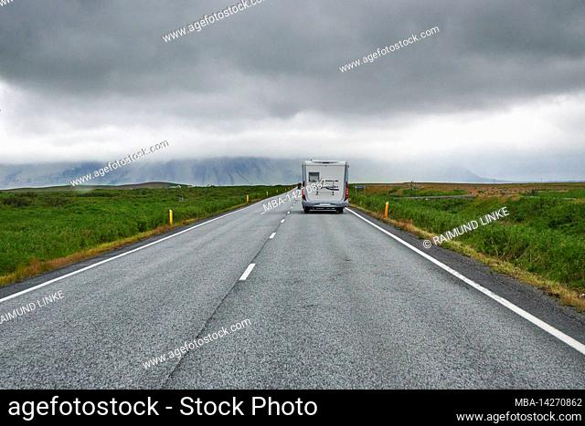 Straße, Motorhome, Summer, Vesturland, Iceland