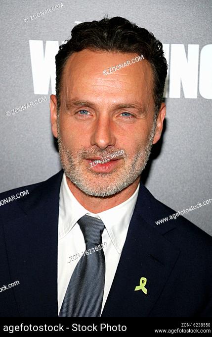 Andrew Lincoln at the premiere of AMC's 'The Walking Dead' Season 9 held at the DGA Theater in Los Angeles, USA on September 27, 2018