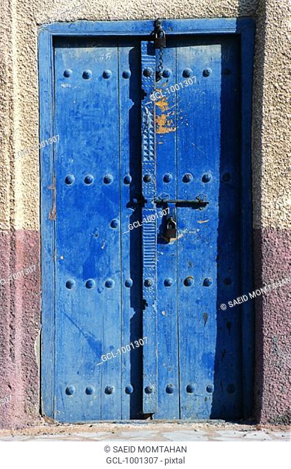 Traditional Arabian wooden door