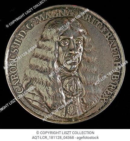 P. van Abeele, Medal on the departure of King Charles II of England on June 2, 1660 from Scheveningen, penning footage silver, grams