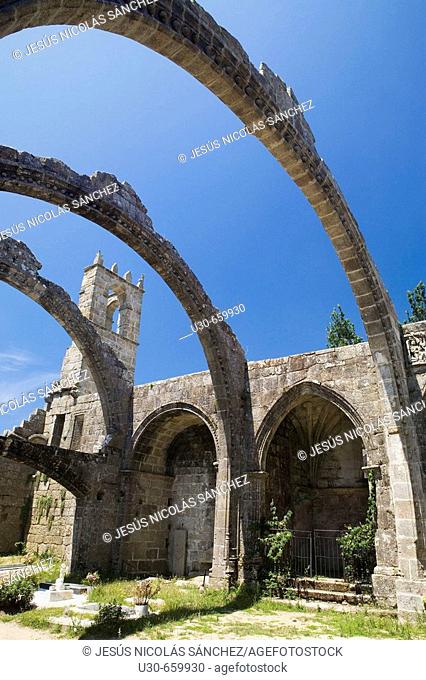 Santa Mariña de Ozo ruins. Cambados, Rias Baixas, Pontevedra province. Spain
