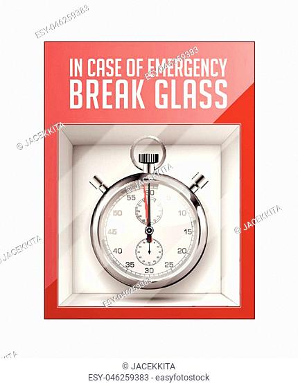 In case of emergency break glass - time concept