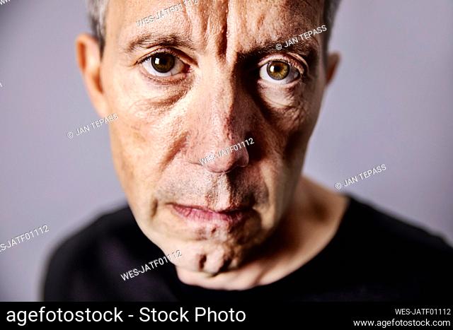 Portrait of disappointed mature man