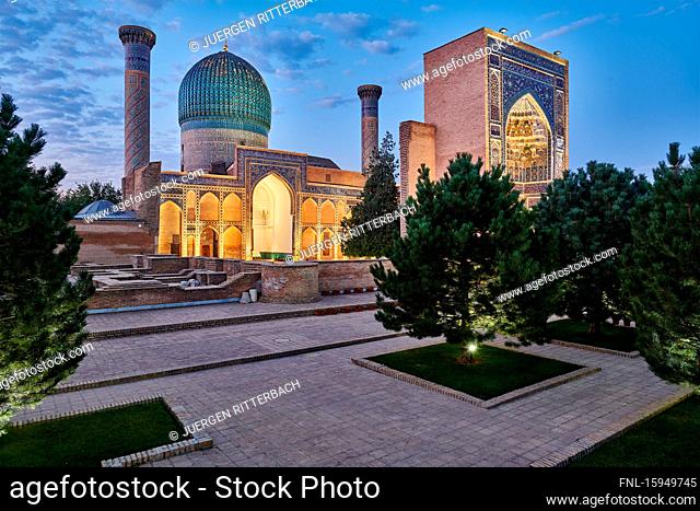 Gur Emir Mausoleum, Samarand, Uzbekistan, Asia