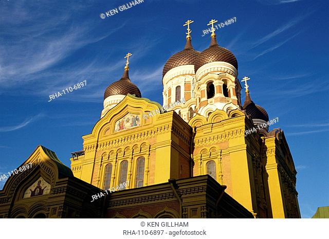 The Alexander Nevsky Cathedral, Tallinn, Estonia, Baltic States, Europe