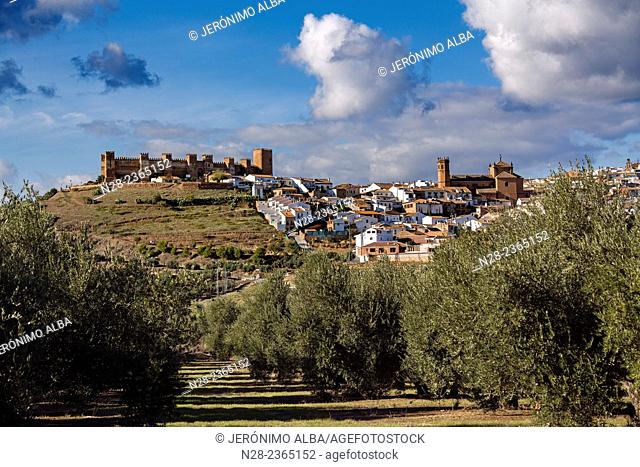 Castle, Baños de la Encina, Jaen province, Andalusia, Spain