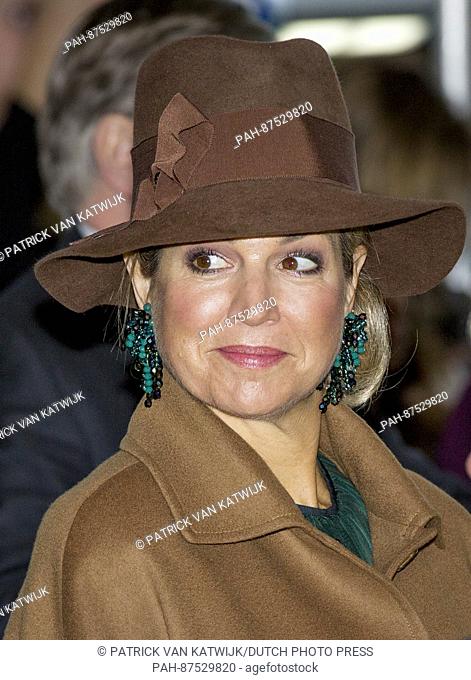 Queen Maxima of The Netherlands opens the national education exhibition in the Jaarbeurs Utrecht, The Netherlands, 24 January 2017