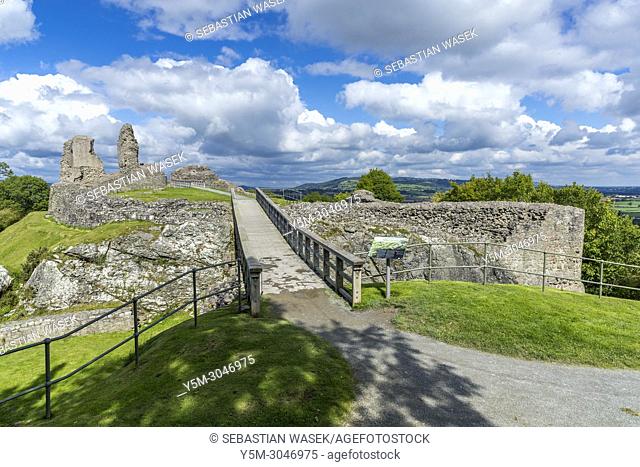 Montgomery Castle, Powys, Wales, Europe