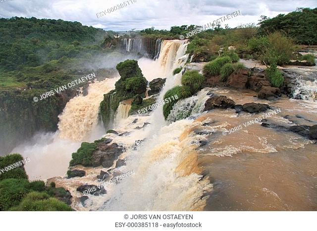 Waterfalls of Iguazu in Argentina
