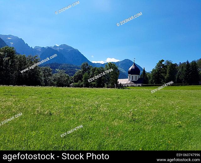Kapelle, Bergfriedhof, Berchtegaden, Oberbayern