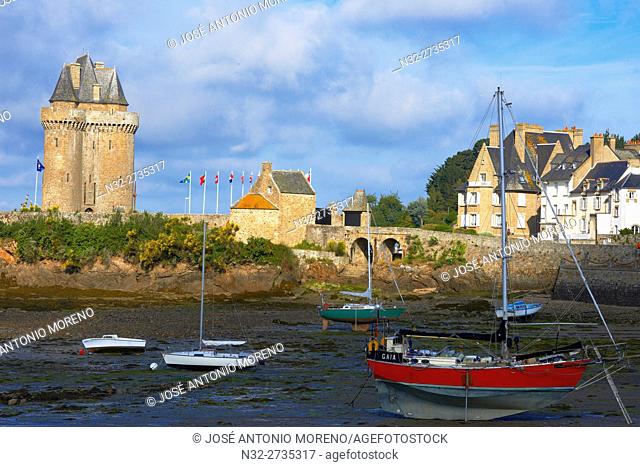 Saint Malo, Solidor Tover, Sunset, St. Servan sur Mer, Ille-et-Vilaine, Bretagne, Brittany, France