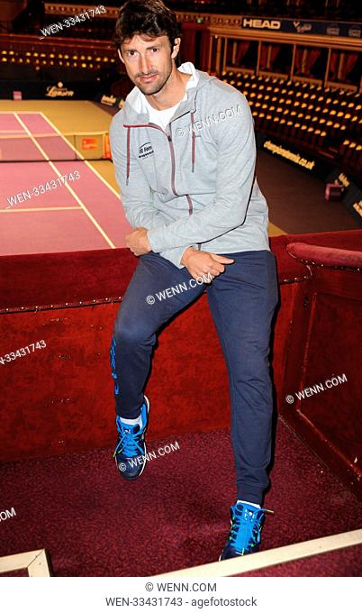 Marat Safin and Juan Carlos Ferrero launch Champions Tennis at The Royal Albert Hall Featuring: Juan Carlos Ferrero Where: London