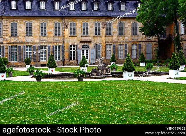 Neues Schloss - New Palace historic part of Bayreuth, Upper Franconia, Bavaria, Bayern, Germany, Europe