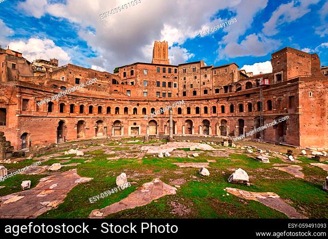 Trajan Forum in Rome, Italy