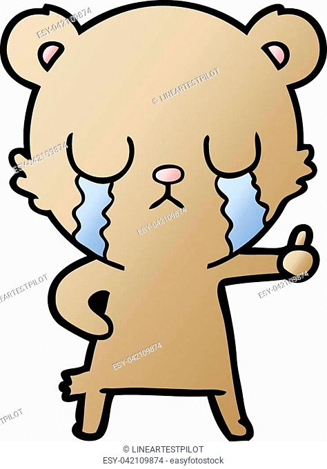 cartoon crying bear, Stock Vector, Vector And Low Budget Royalty Free  Image. Pic. ESY-042072447 | agefotostock