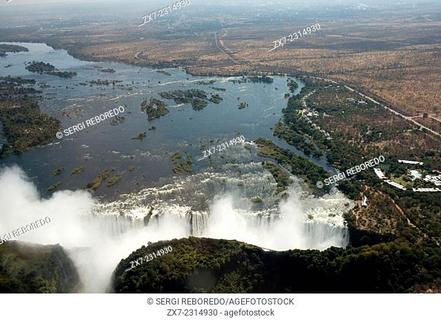 Aerial views of the Victoria Falls. In our minds, there's no better way to get a true sense of the immense scale of Victoria Falls than from the air