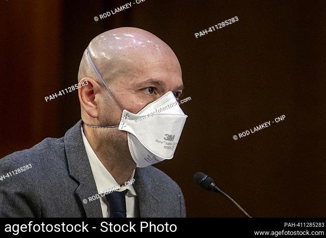 Daniel Costa, Director of Immigration Law and Policy Research, Economic Policy Institute, appears before a Senate Committee on the Judiciary hearing to examine...