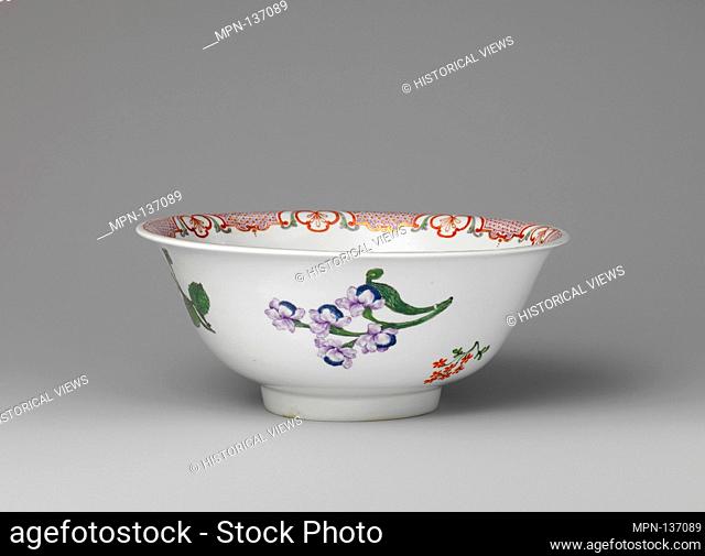 Slop bowl. Factory: Vienna; Factory director: Du Paquier period (1718-1744); Date: ca. 1730; Culture: Austrian, Vienna; Medium: Hard-paste porcelain;...
